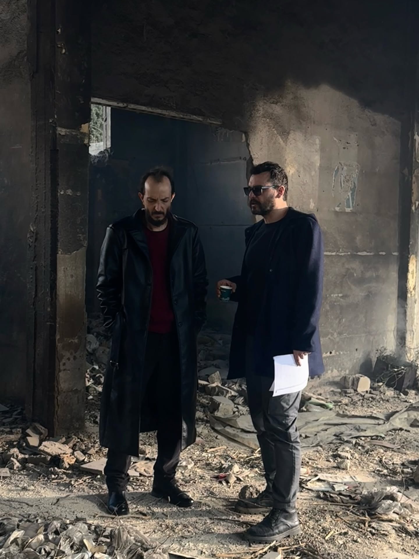 سامر إسماعيل ومحمد أوسو في عمل درامي (سوشيال ميديا)